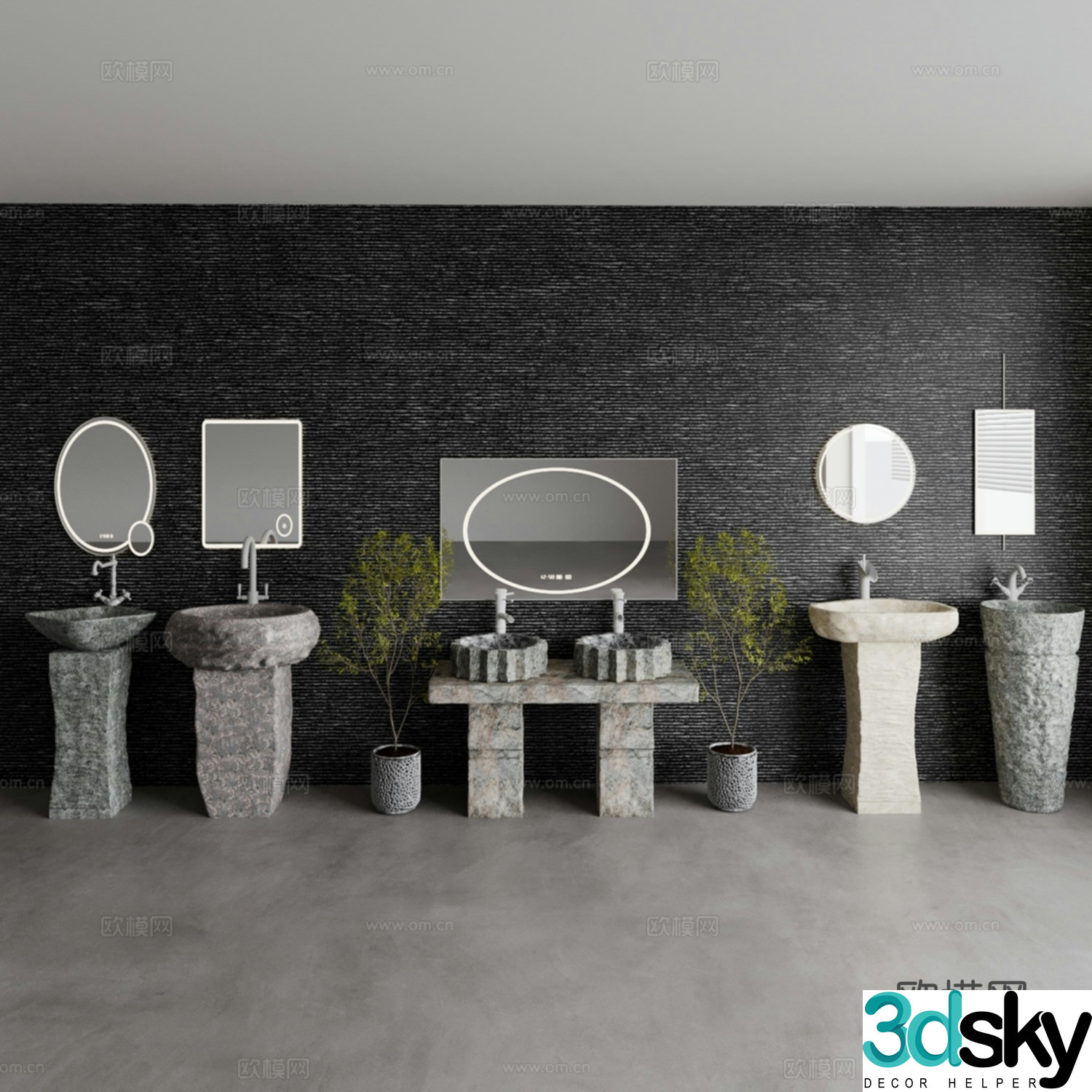 Wasabi Wash Basin 3D Model