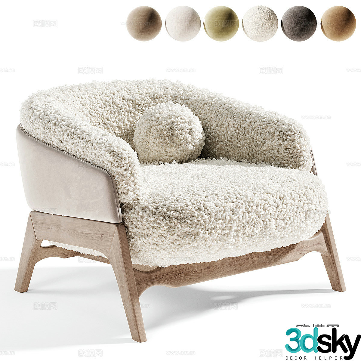CARPE Armchair Noalive3d Model