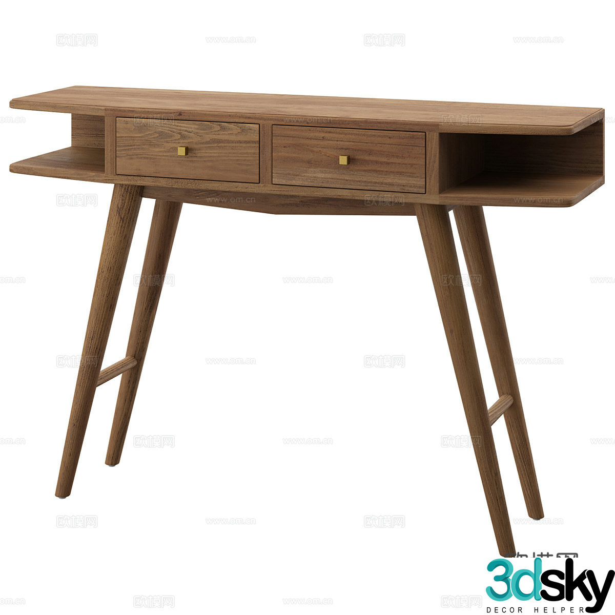 Nordic simple dressing table dressing table simple dressing table 3d model