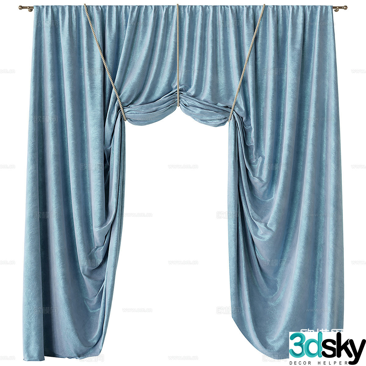 Curtain 3d model