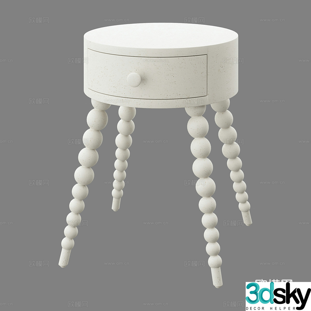 Bedside table 3d model