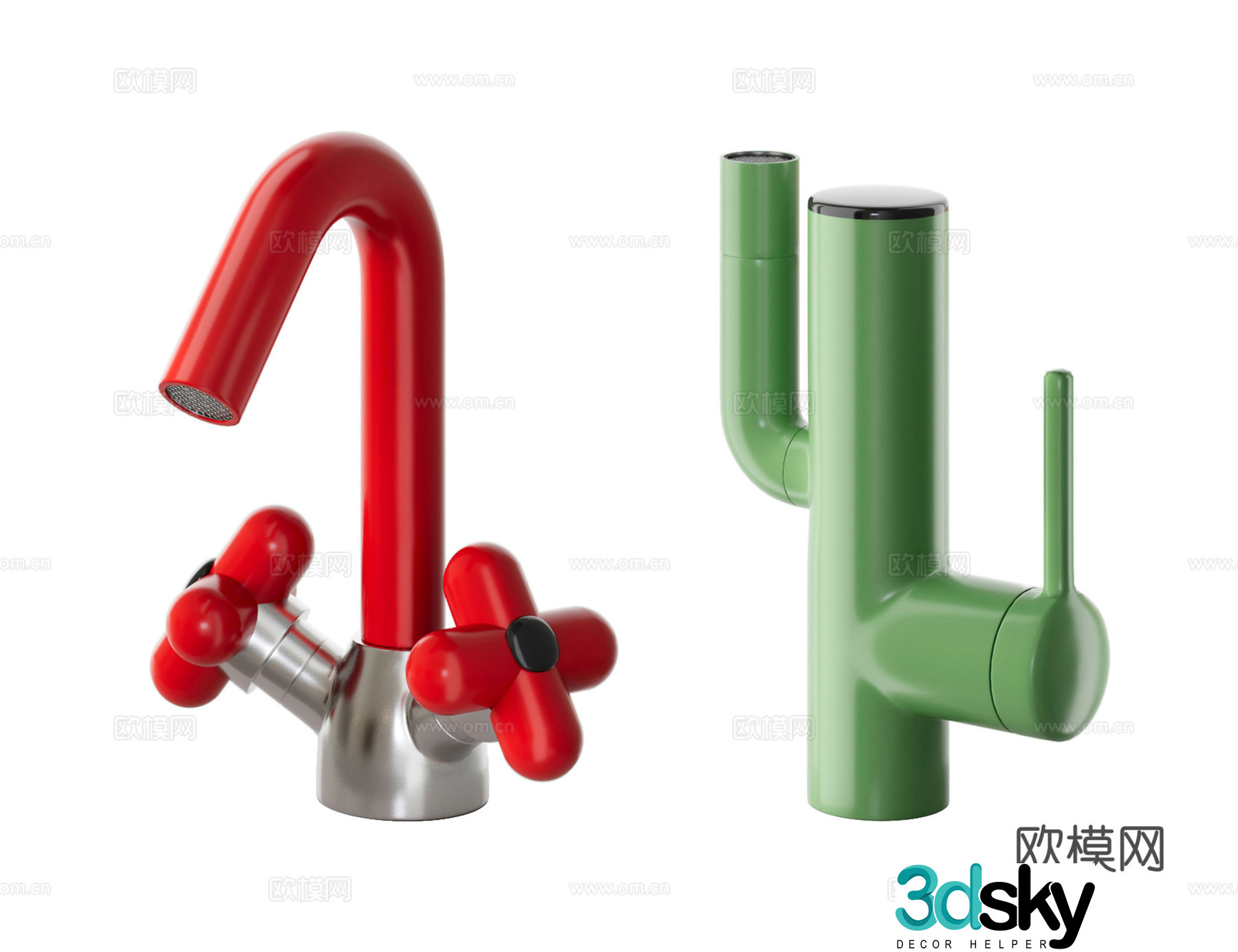 Candy faucet 3d model