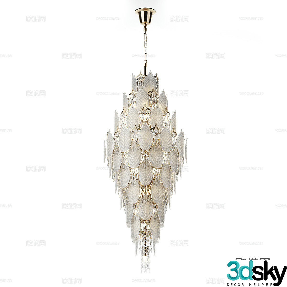 Modern simple chandeliers chandeliers simple chandeliers dining chandeliers living room chandeliers decorative chandeliers 3D model