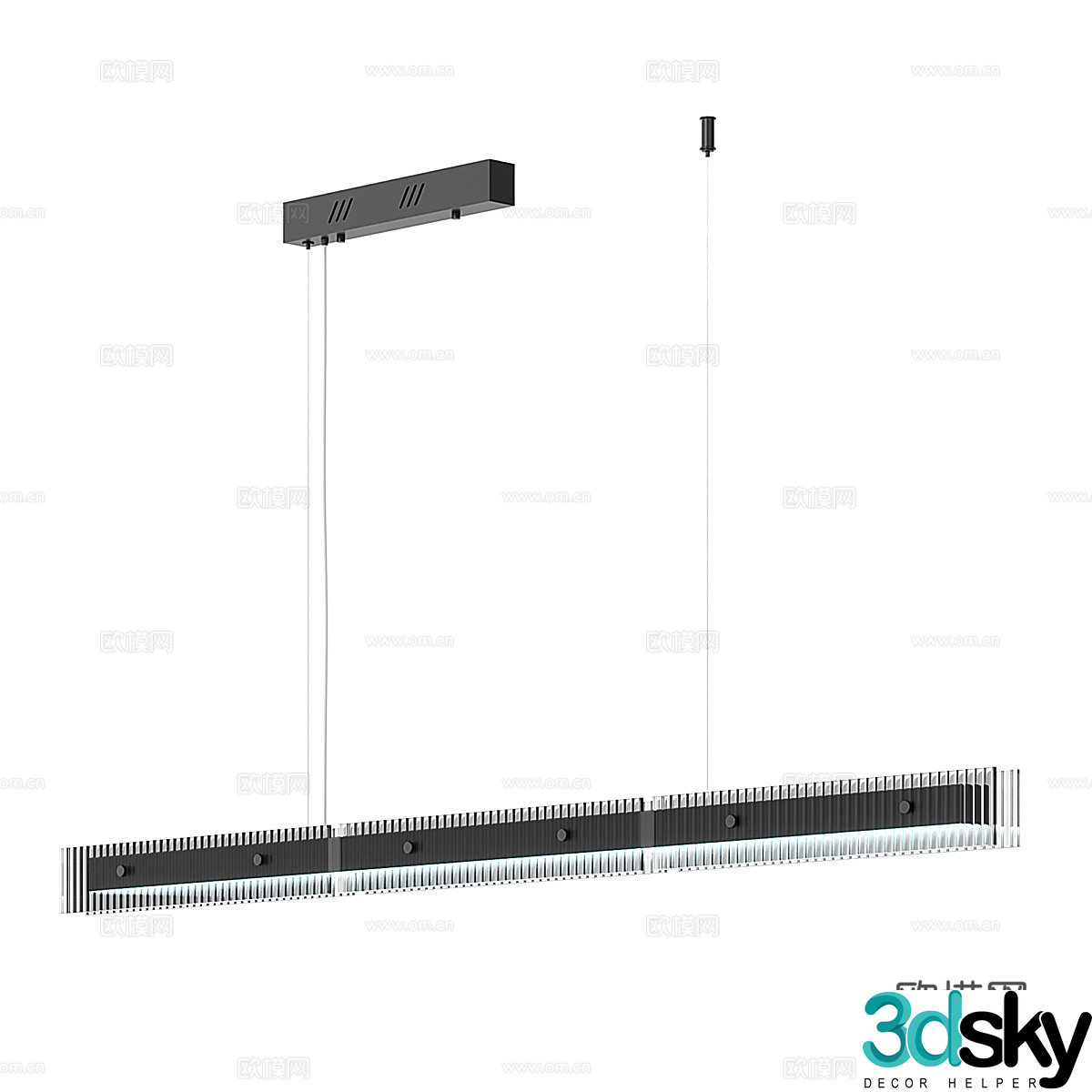 Modern simple chandelier chandelier simple chandelier dining chandelier living room chandelier 3d model