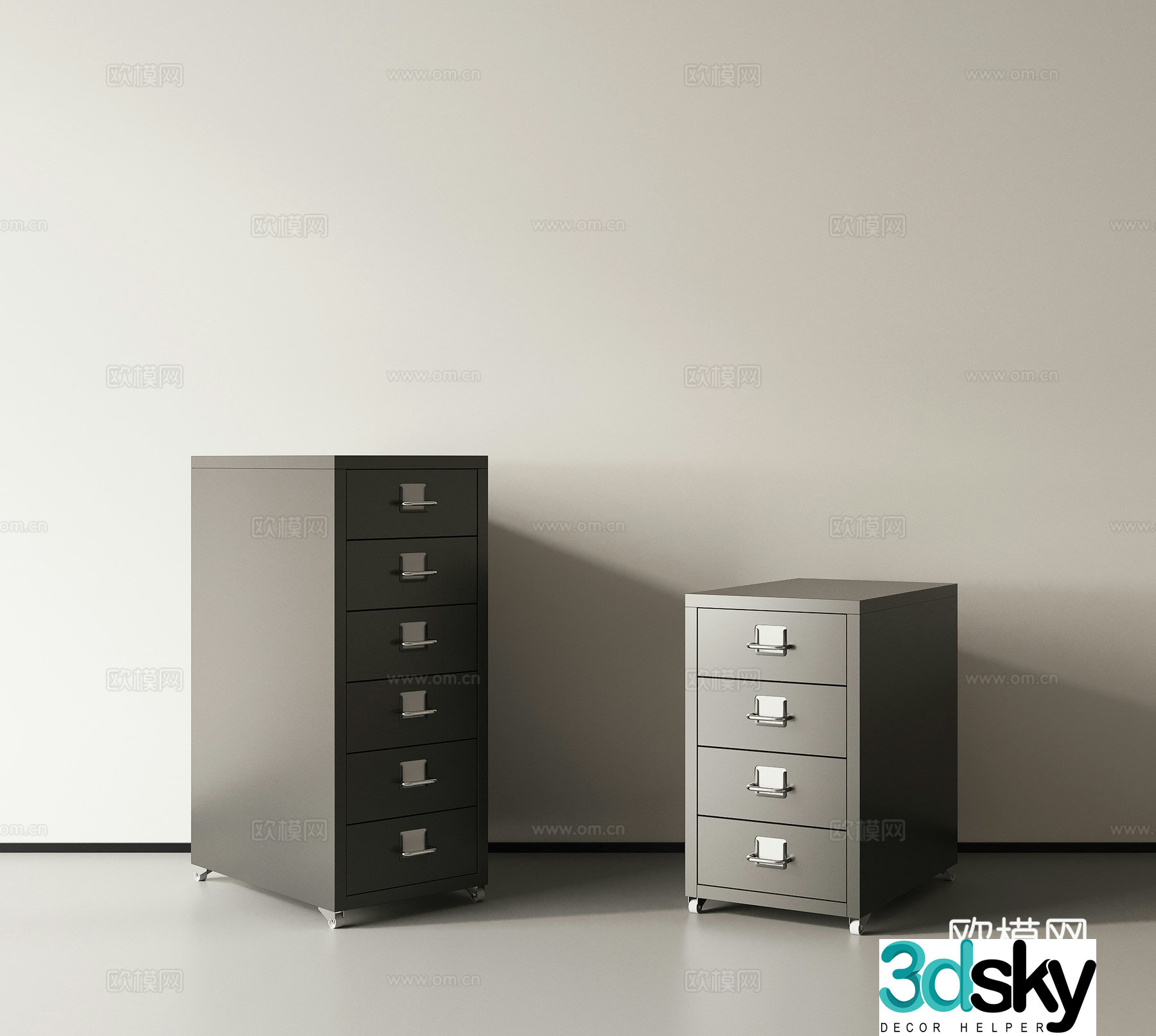 Storage cabinet 3d model