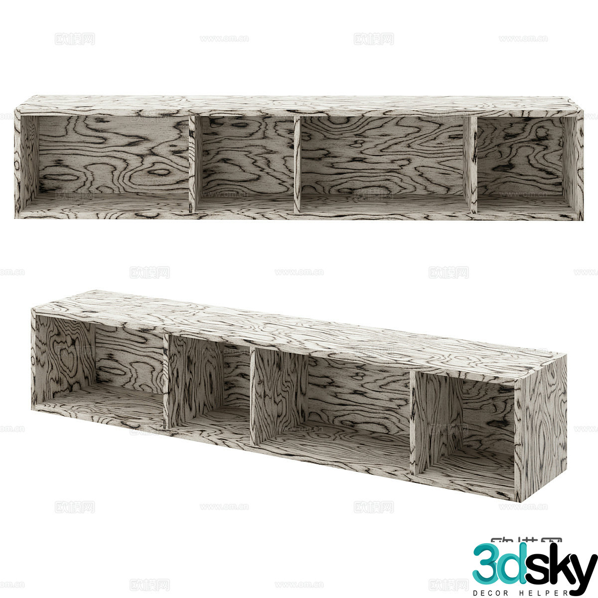 Nordic simple TV cabinet TV cabinet Simple TV cabinet Decorative cabinet 3D model