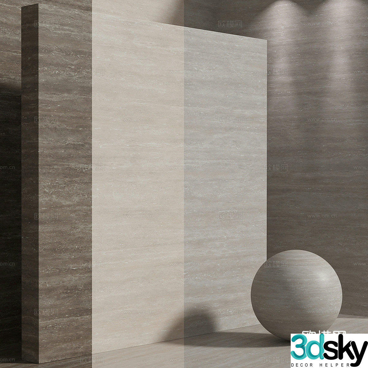 3d model of floor tiles