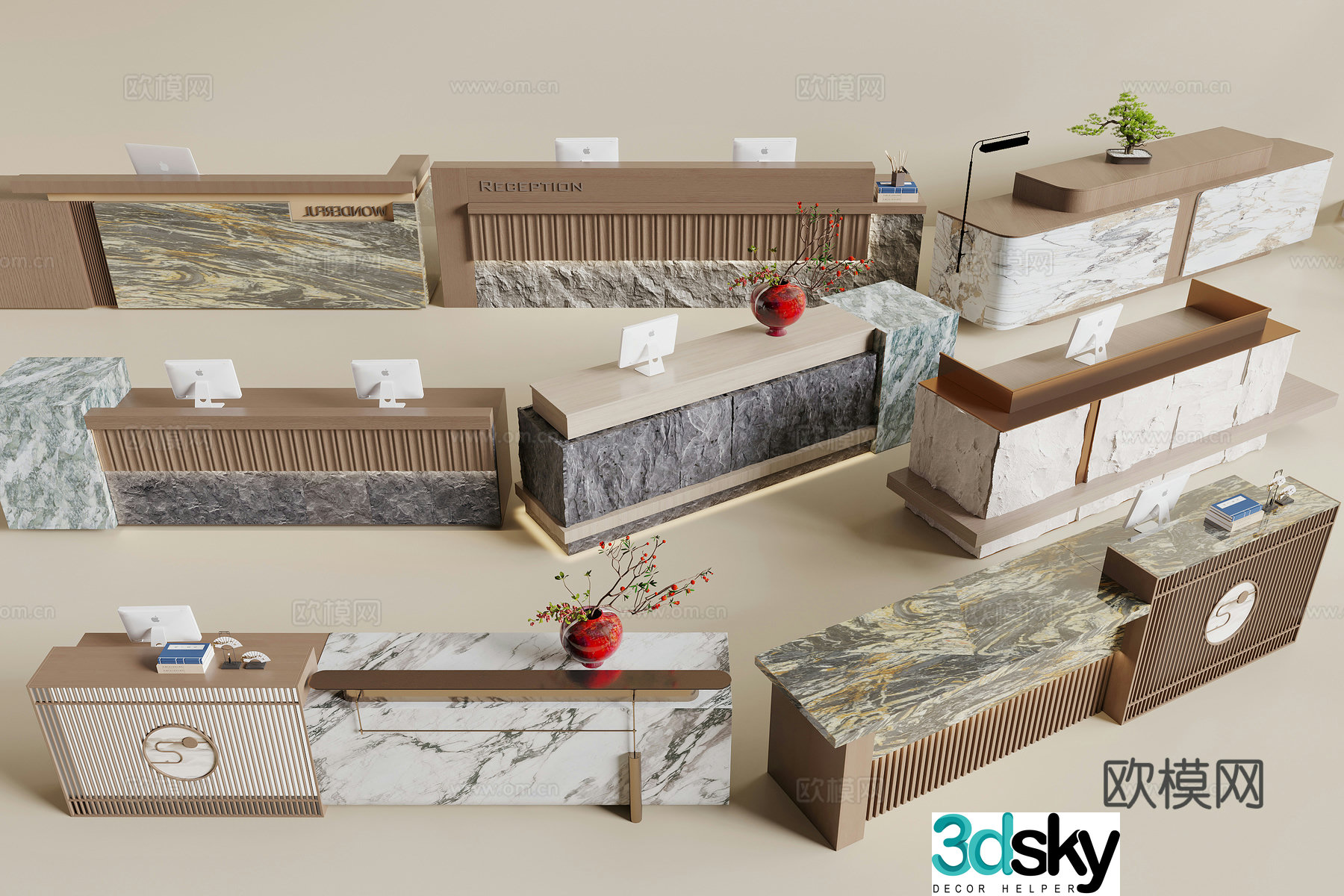 New Chinese cash register 3D model