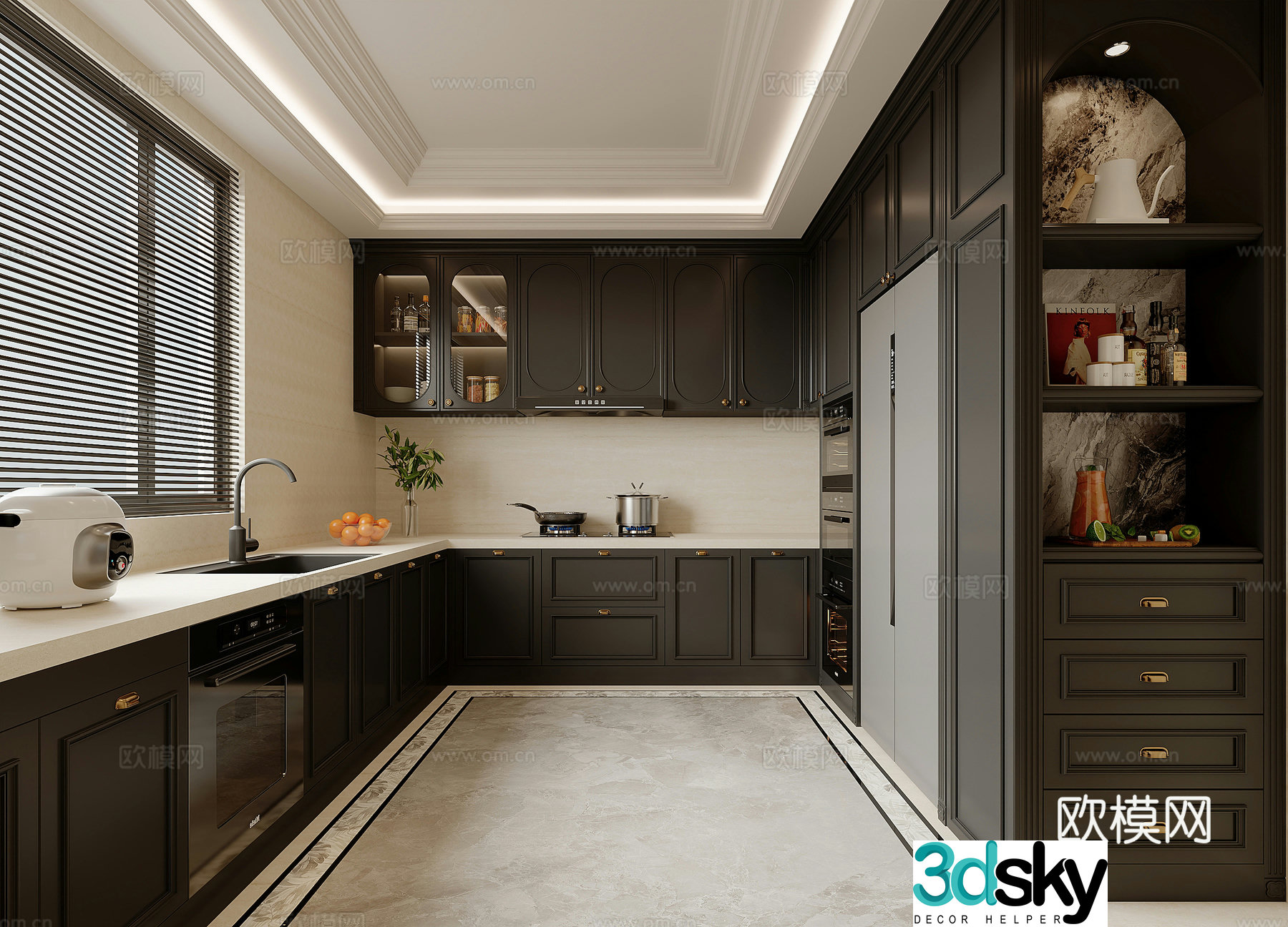 French kitchen 3d model