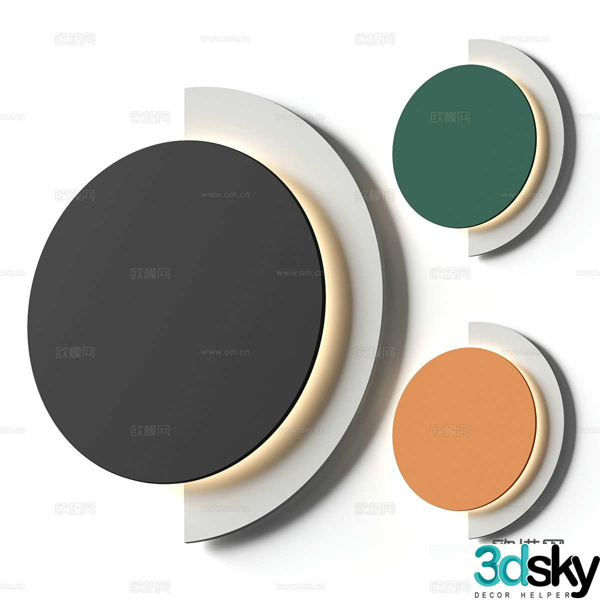 Tifras modern wall lamp 3d model