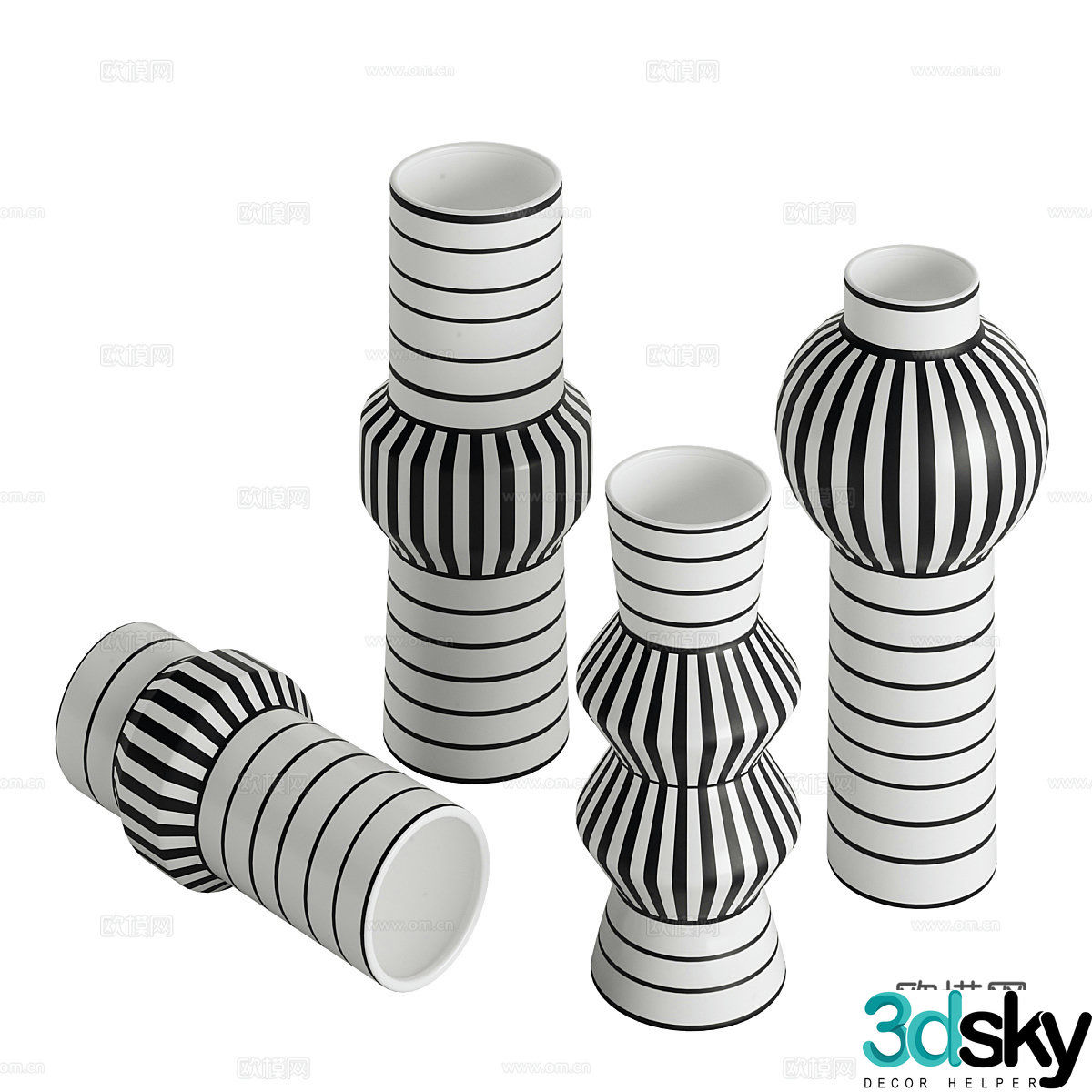 Art vase 3d model