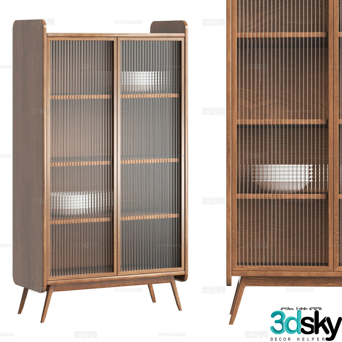 New Chinese sideboard storage cabinet chest of drawers 3d model