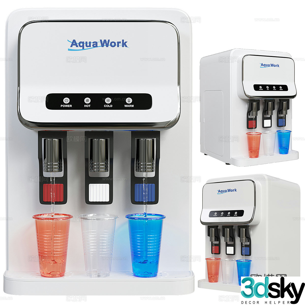 Water dispenser Water purifier 3D model