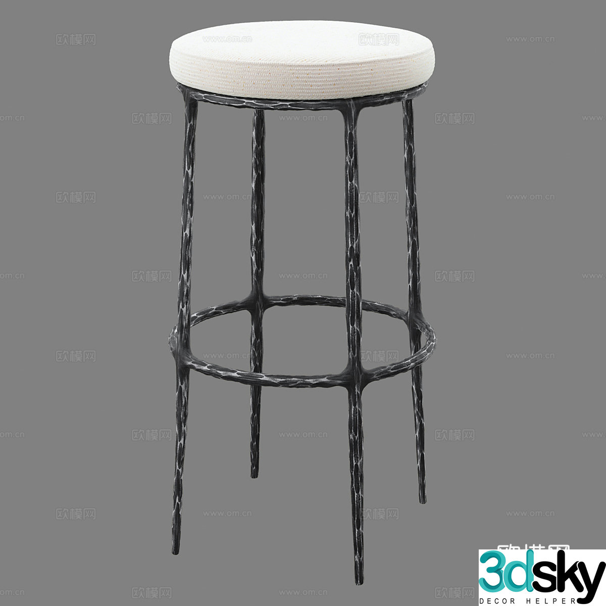 Bar stool 3d model