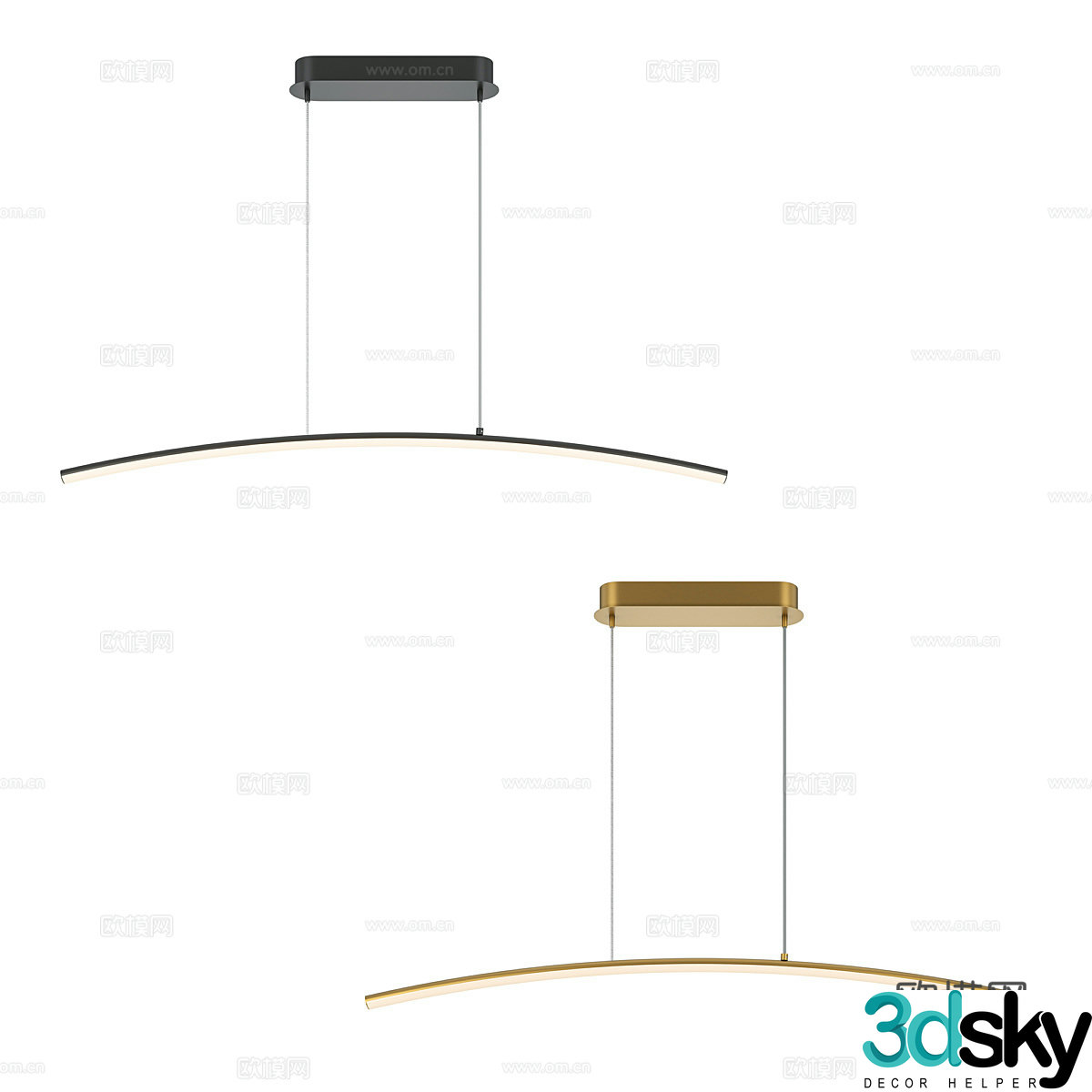Modern simple light luxury chandeliers chandeliers simple chandeliers dining chandeliers living room chandeliers lamp 3d model