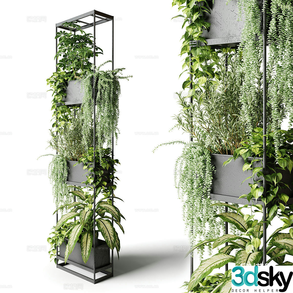 Plant rack 3d model