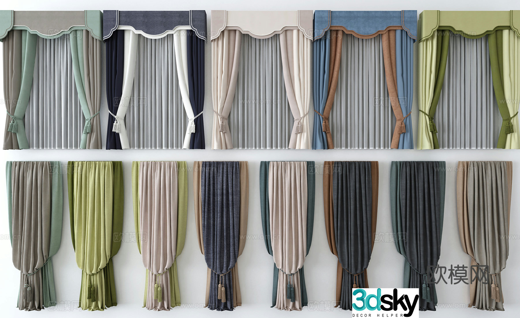 Curtain 3d model