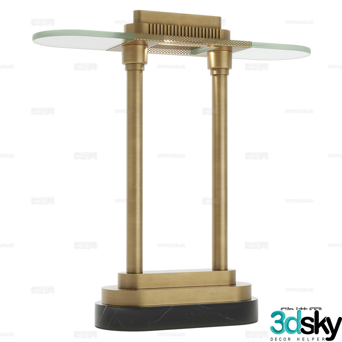 New Chinese light luxury Eichholtz Bologno desk lamp 3D model