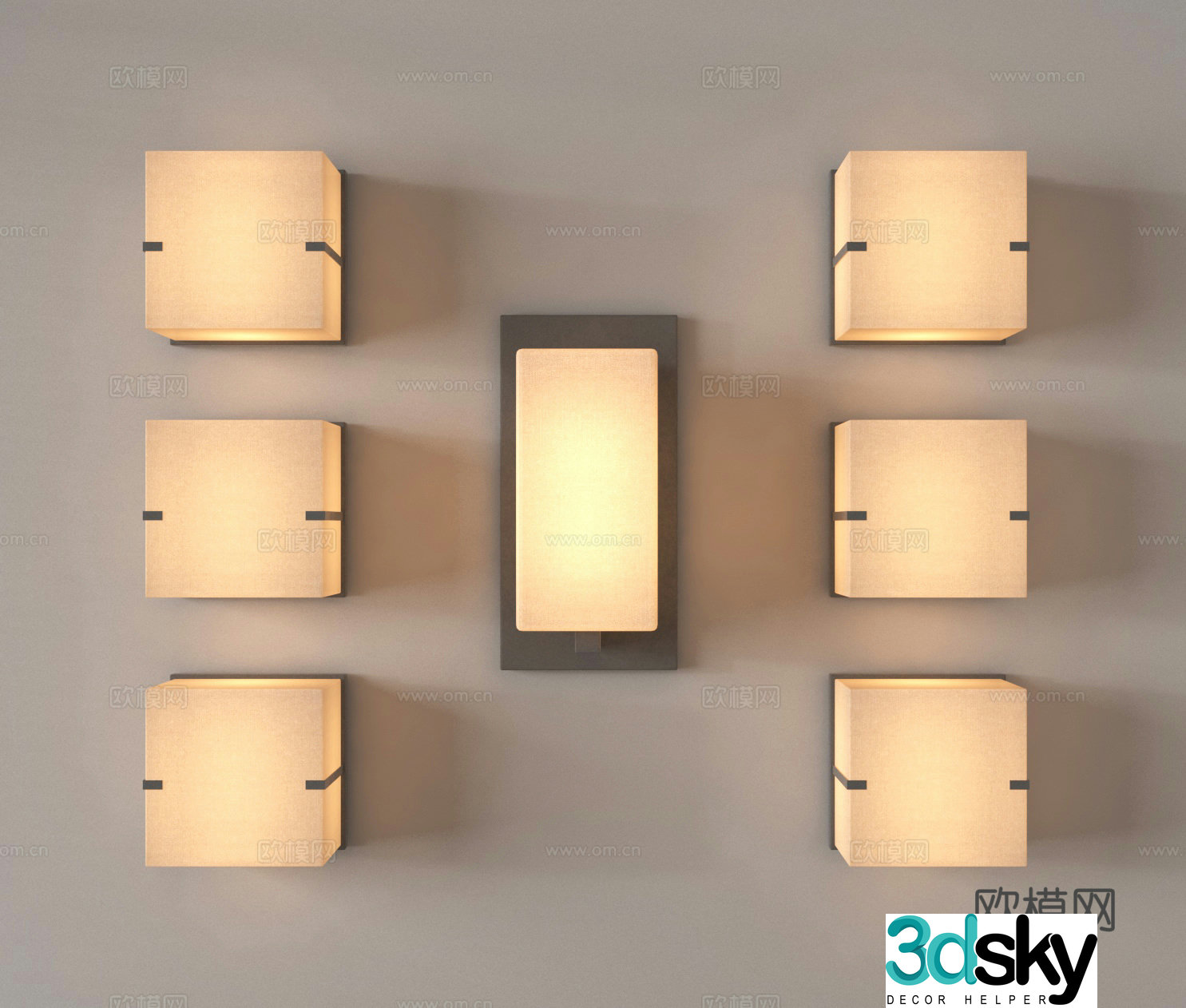 Wall lamp 3d model