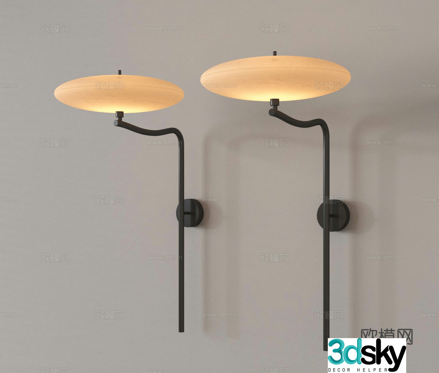 Wall lamp 3d model