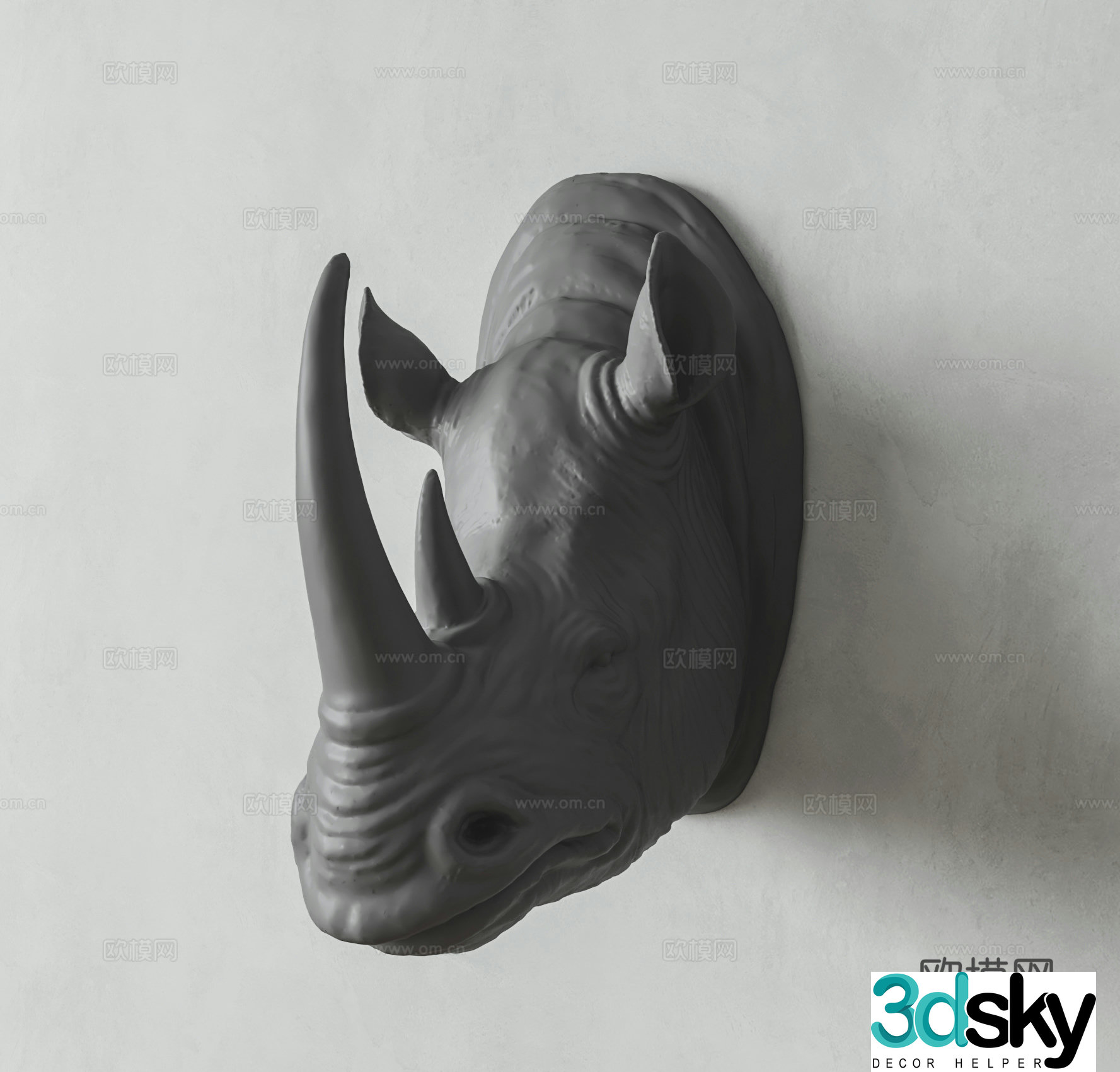 Modern wall decoration 3d model