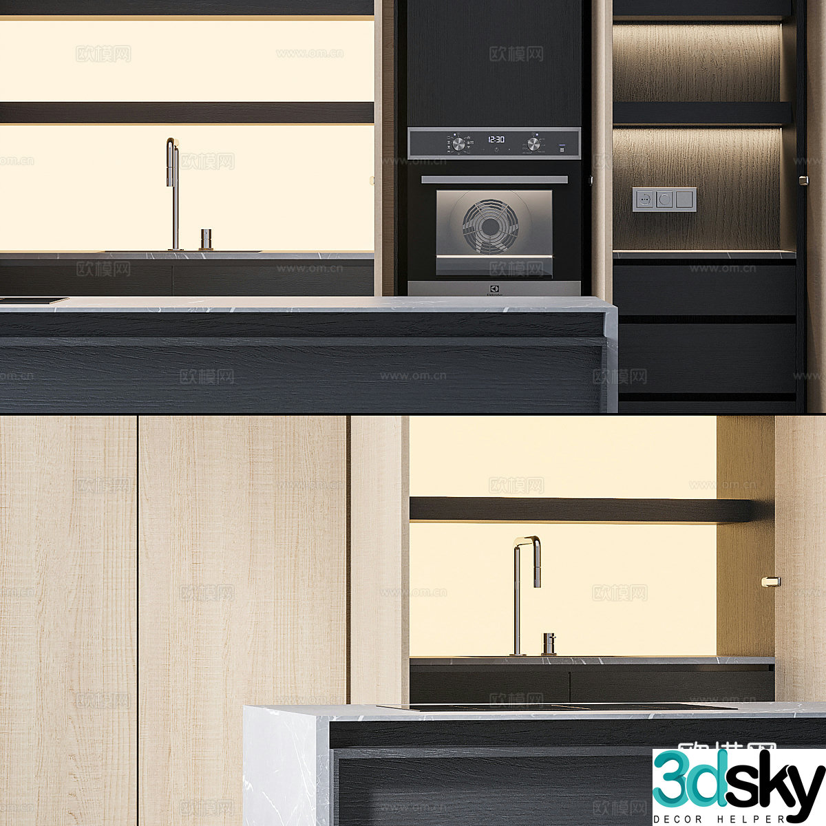 Kitchen furniture 3d model