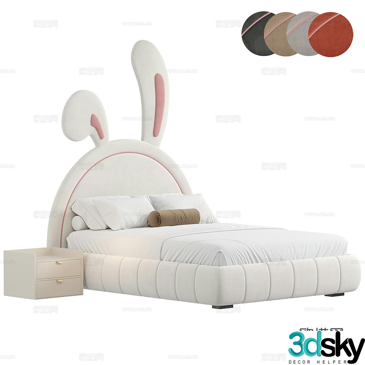 Children’s bed 3d model