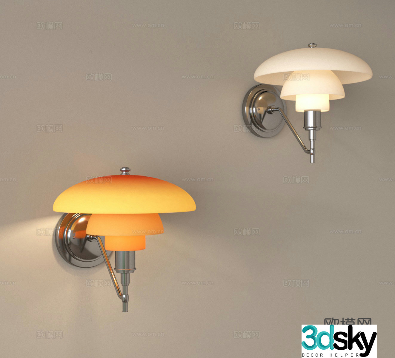 Wall lamp 3d model