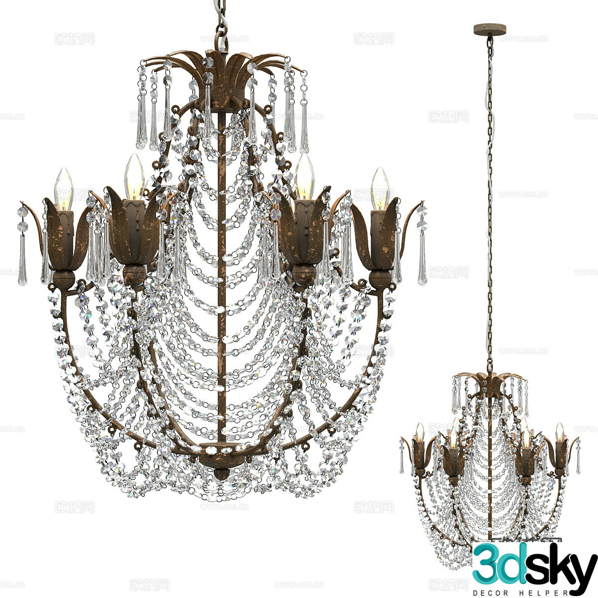 Chandelier 3d model