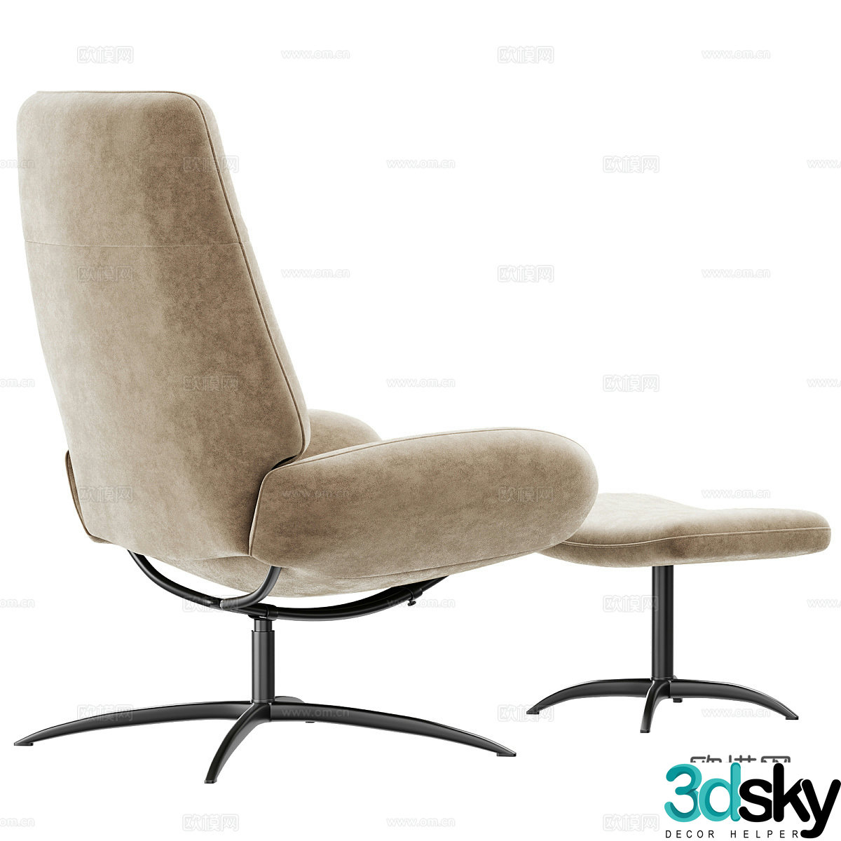 Single chair 3d model