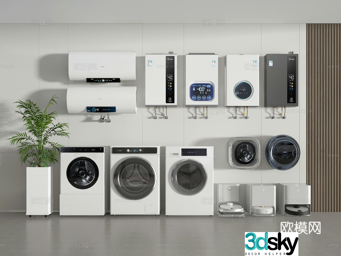 Washing machine 3d model