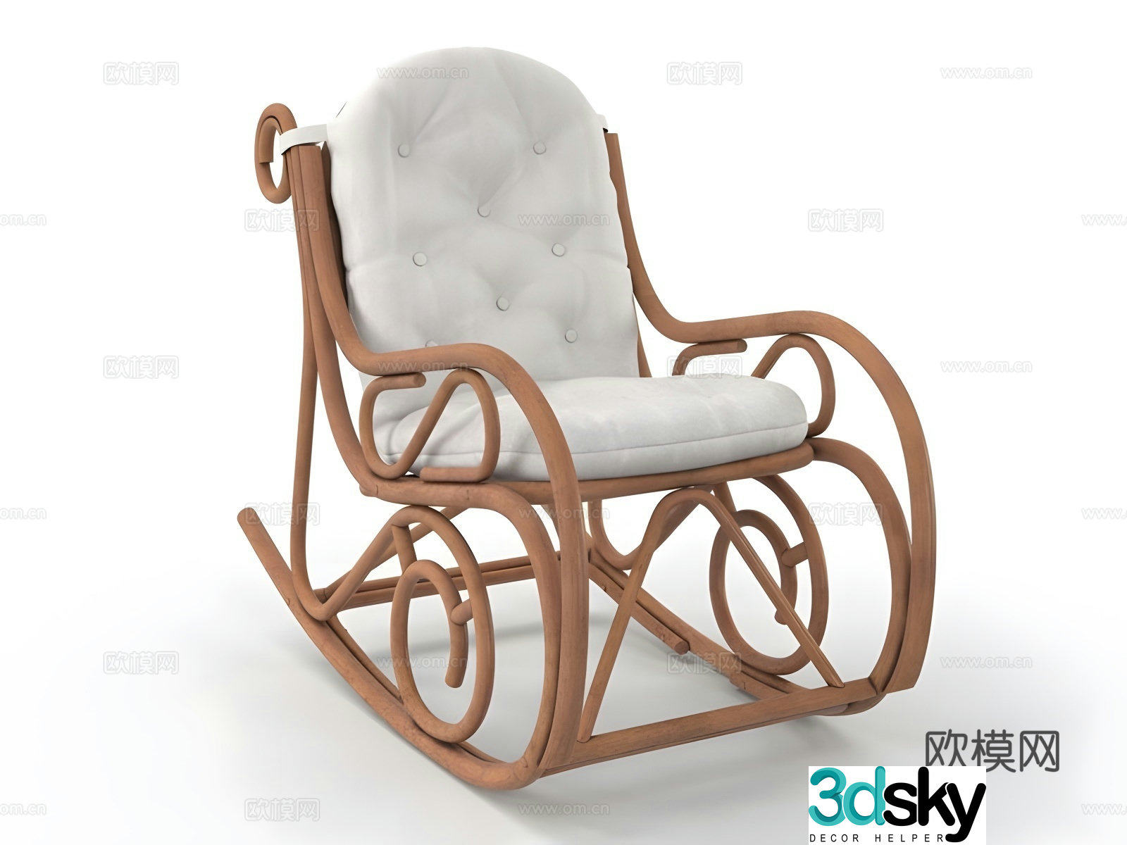 Rocking chair 3d model