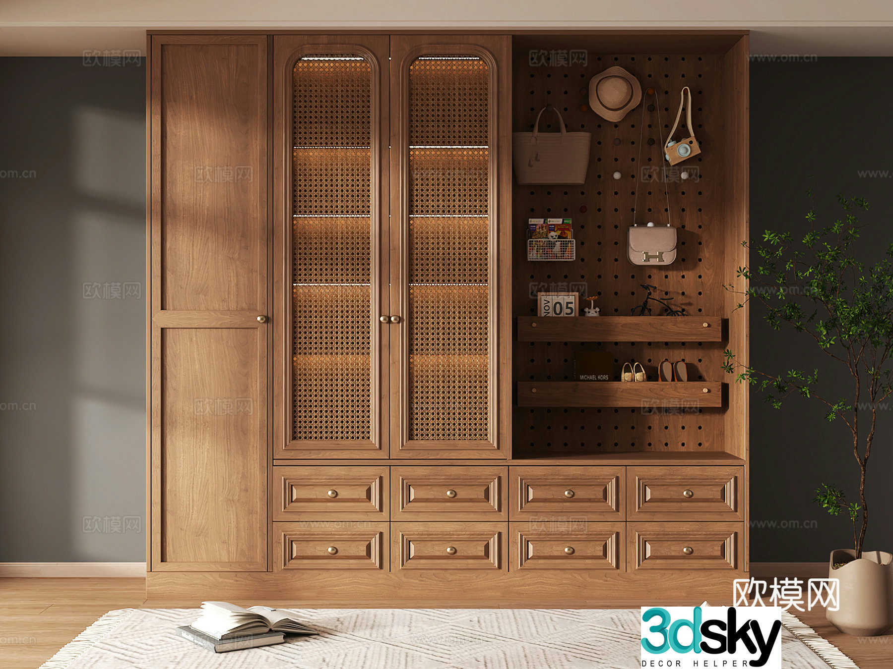 Shoe cabinet design shoe cabinet partition shoe cabinet porch shoe cabinet home shoe cabinet 3D model