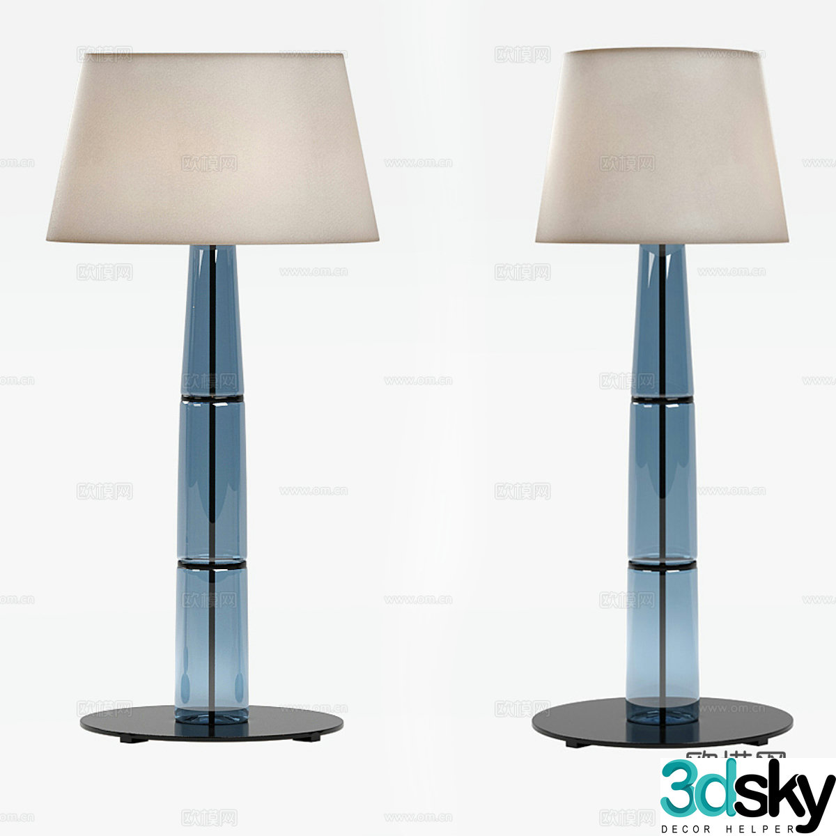 New Chinese style light luxury Promemoria Dora floor lamp 3D model