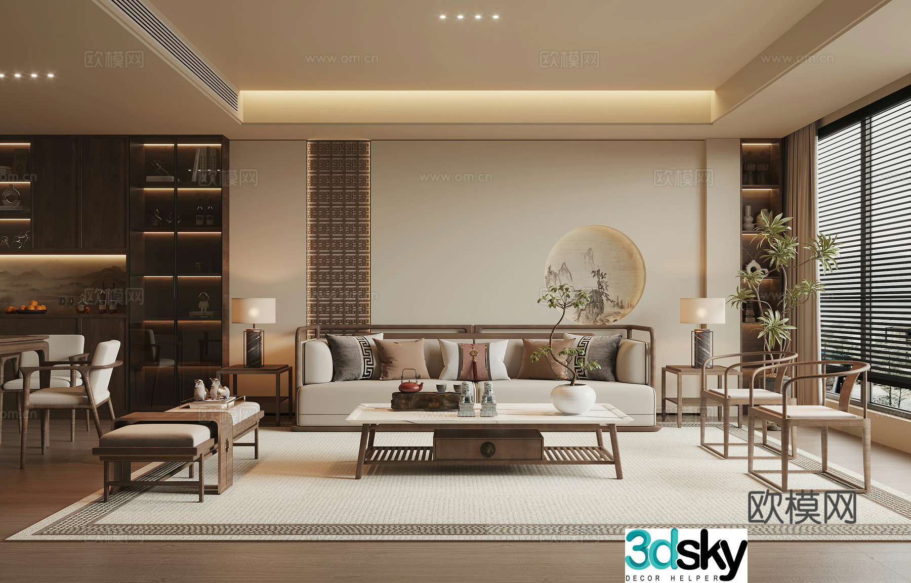 Song style restaurant 3D model