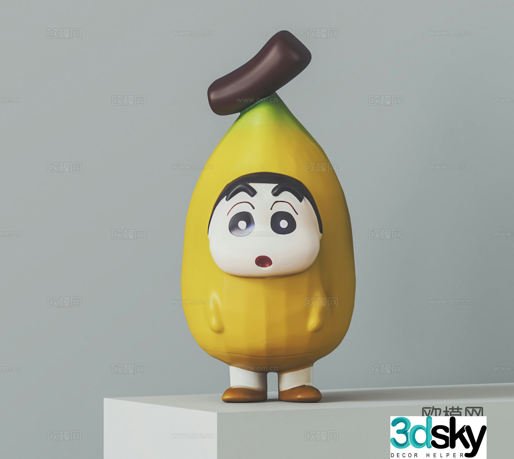 Modern doll 3d model
