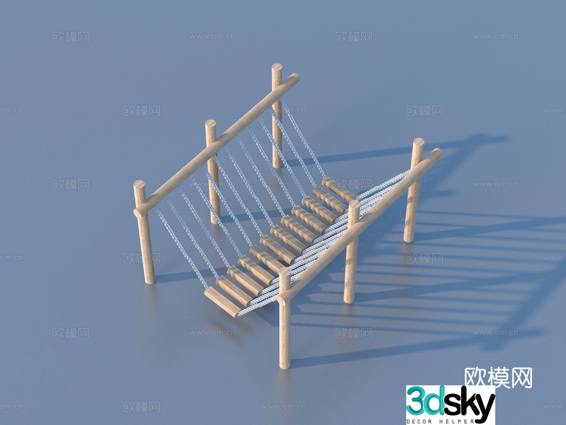Children’s Equipment Ride Facilities Kindergarten Slide 3D Model