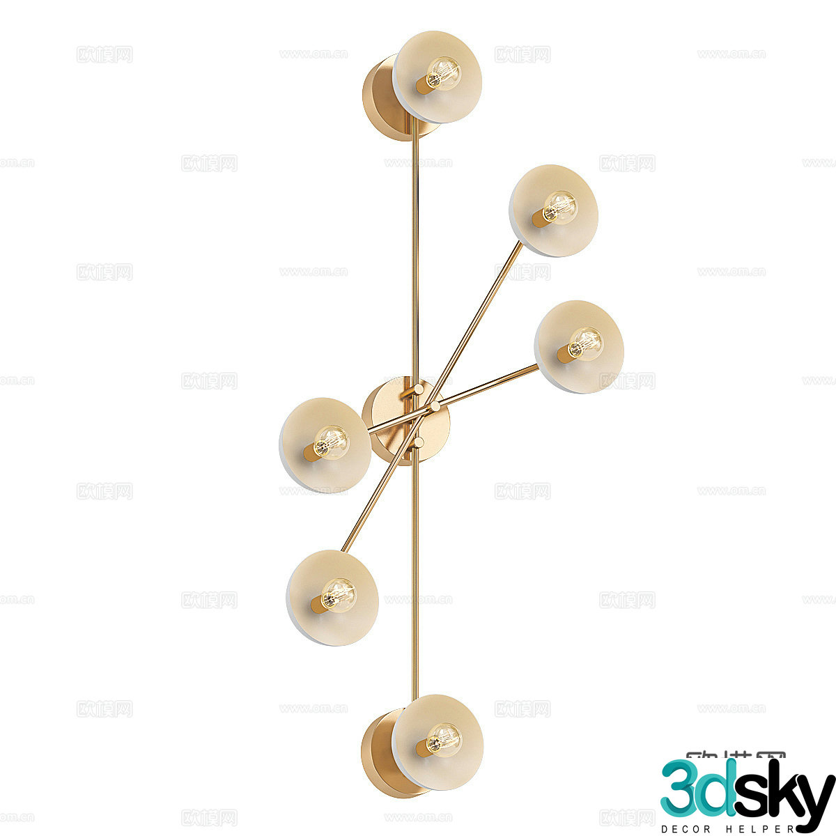 3d model of aerial man
