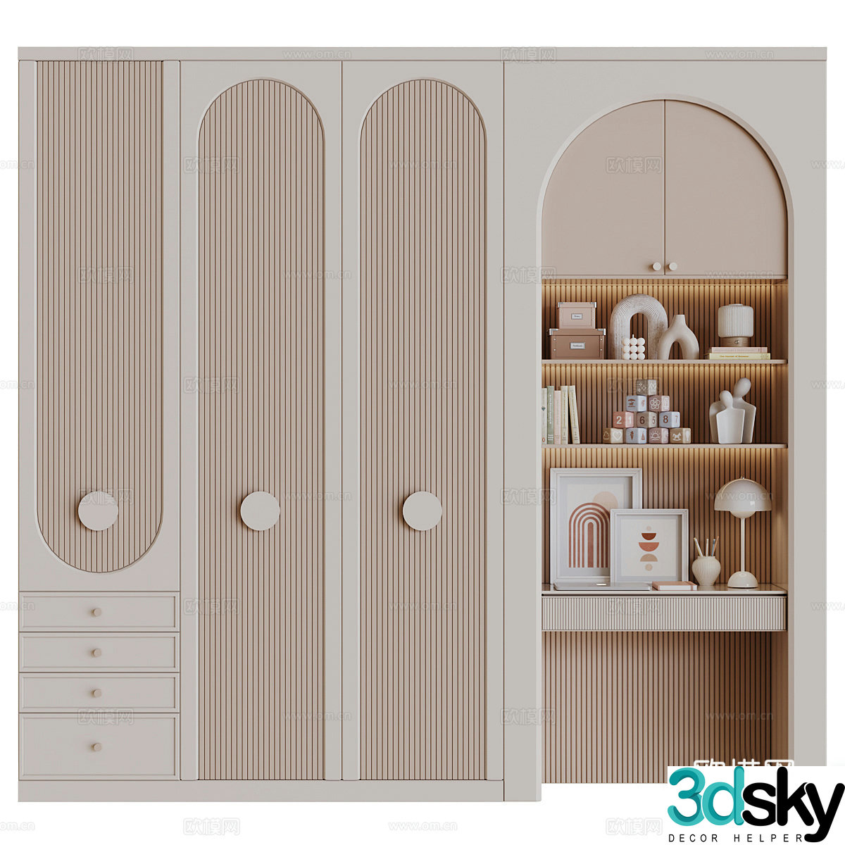 Children’s room decoration-323d model