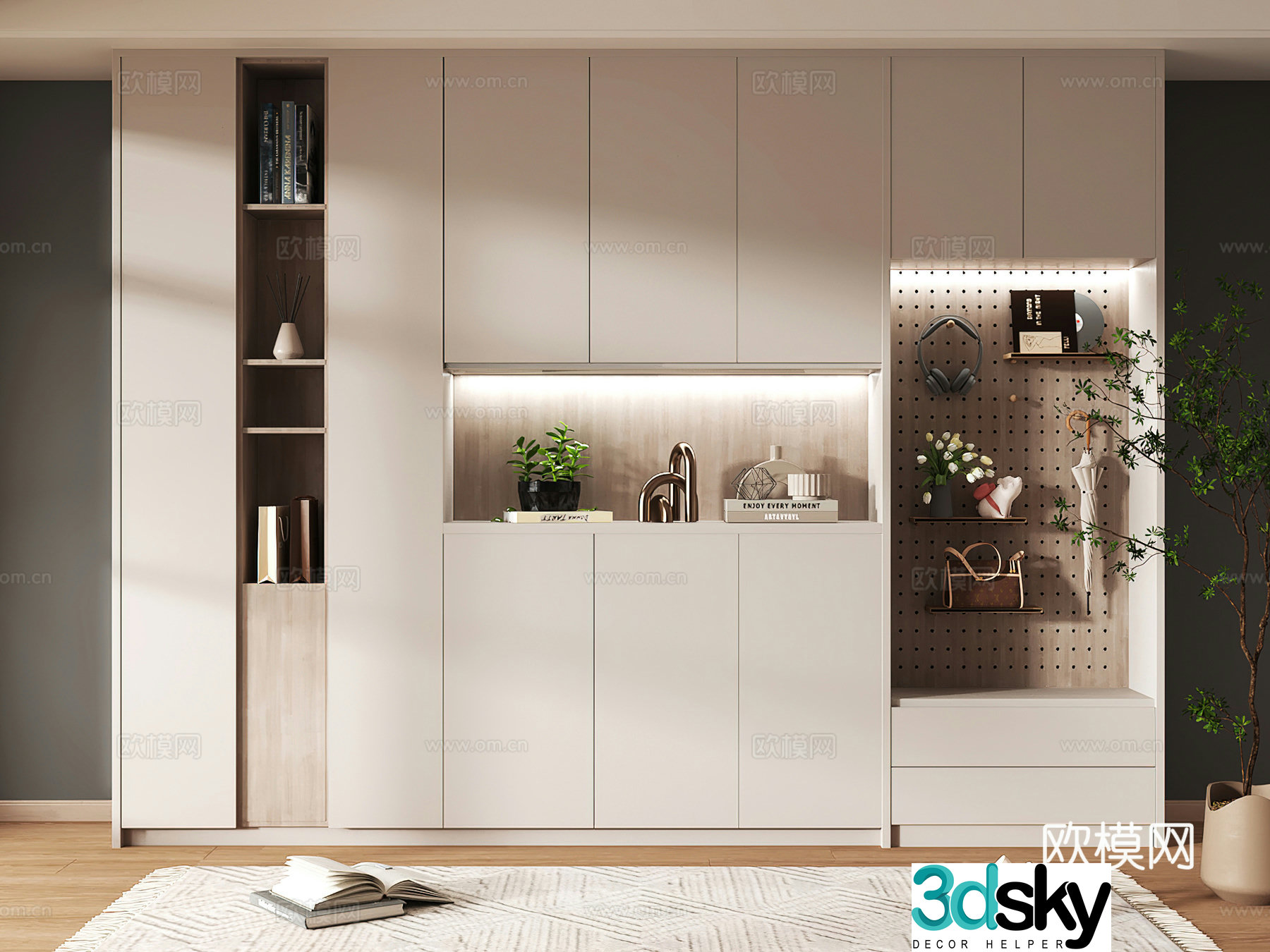 Shoe cabinet design shoe cabinet partition shoe cabinet porch shoe cabinet home shoe cabinet 3D model