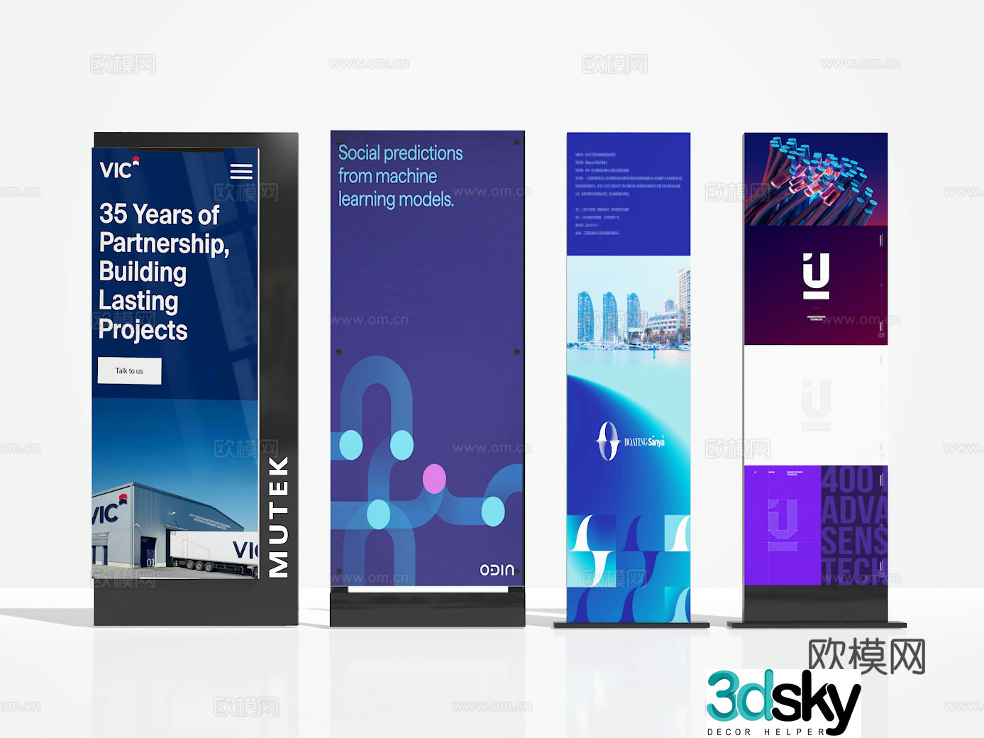 Billboard 3d model