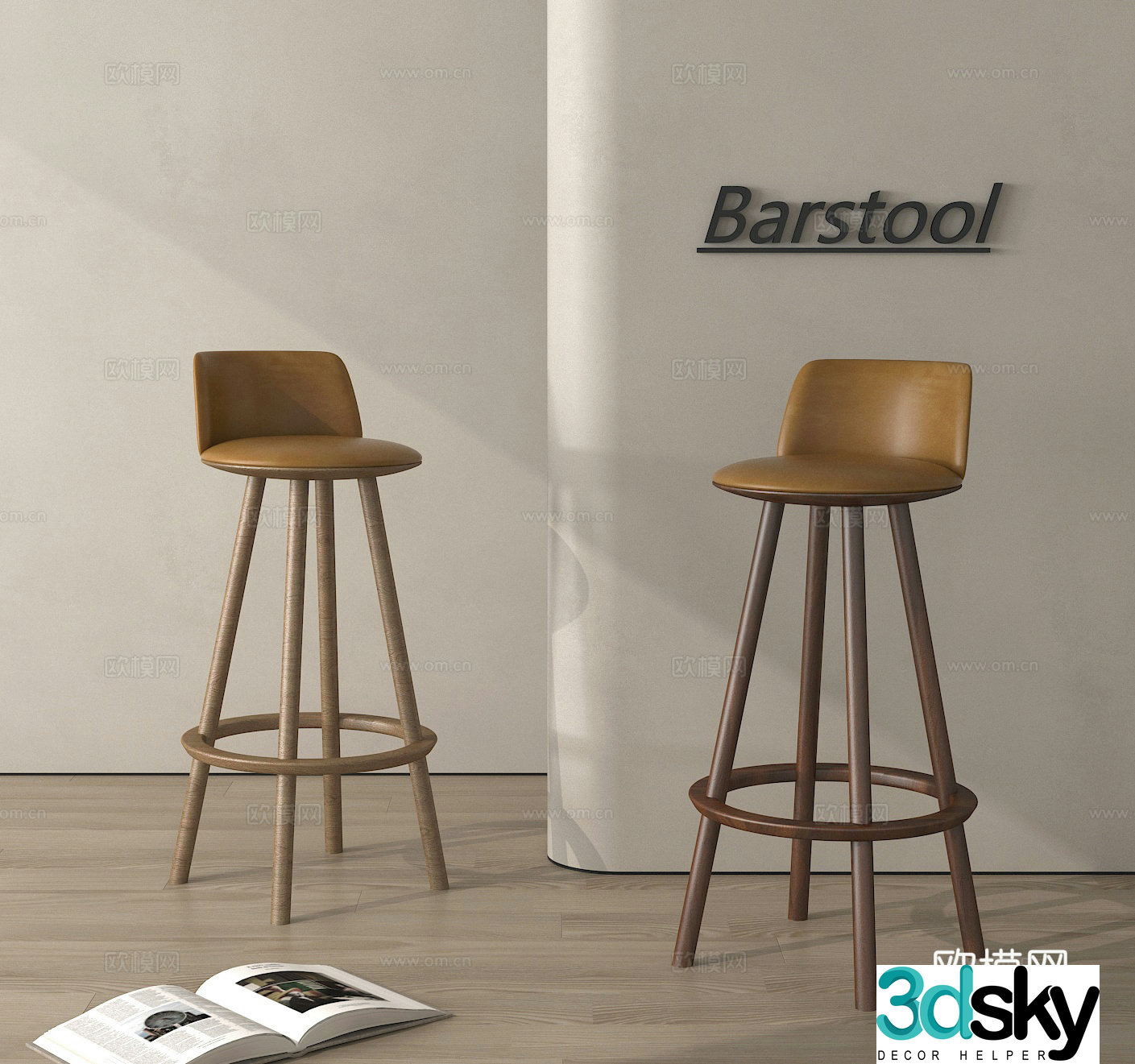 Barrel chair 3d model