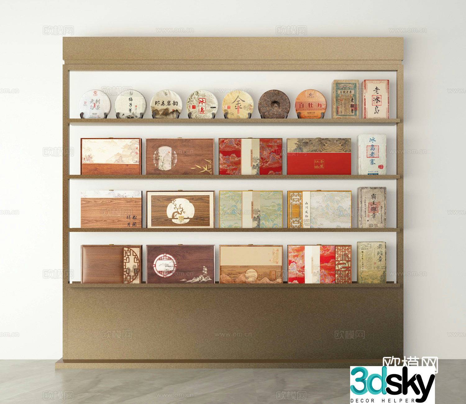 Tea cabinet 3d model