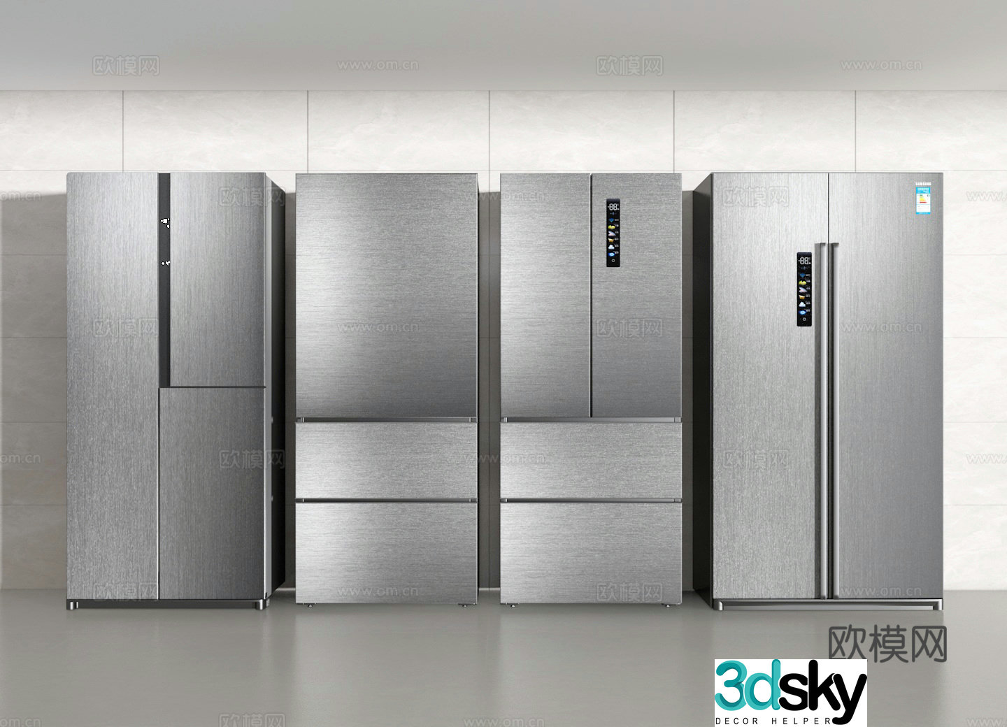 Refrigerator 3d model