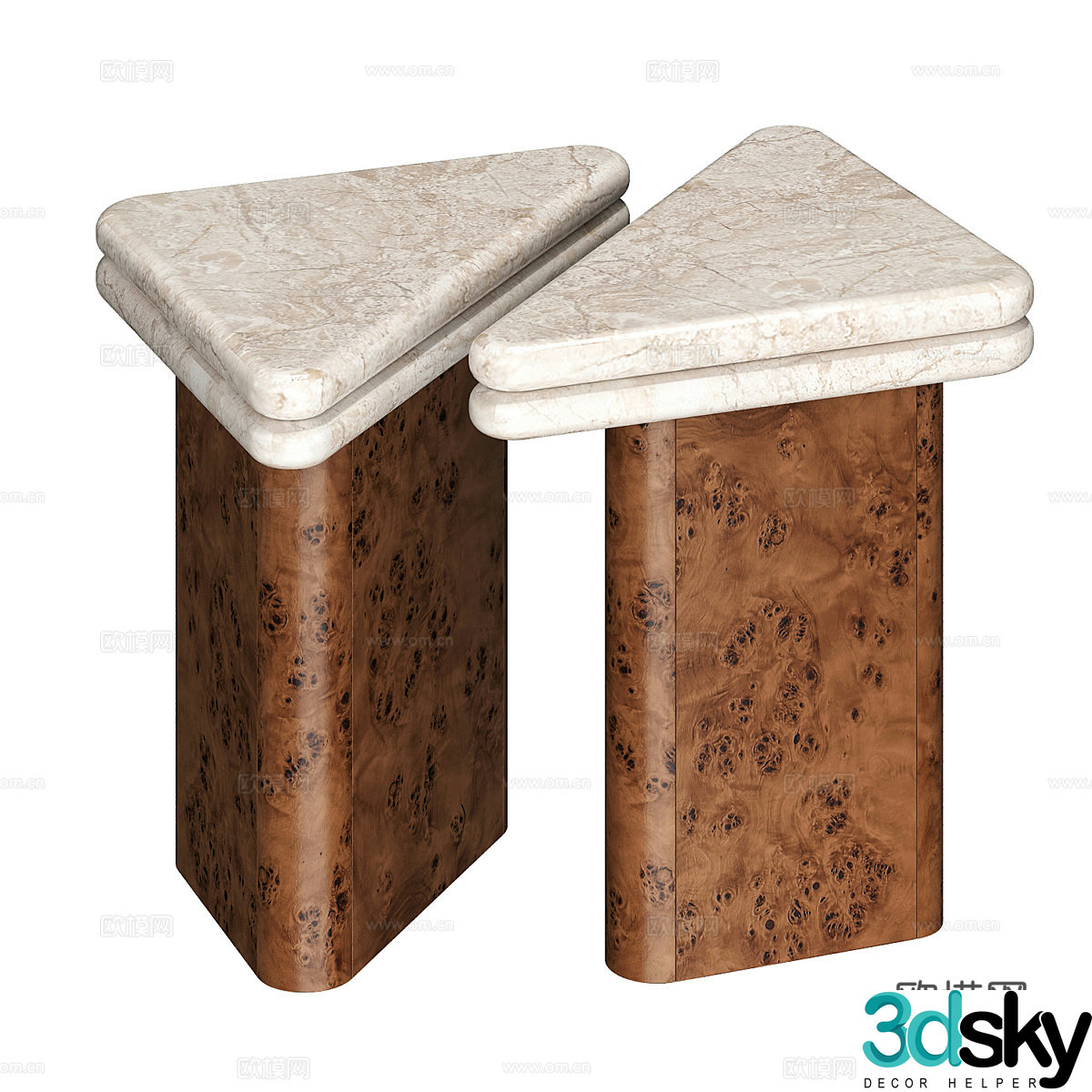 New Chinese style medieval style Gia side 3D model