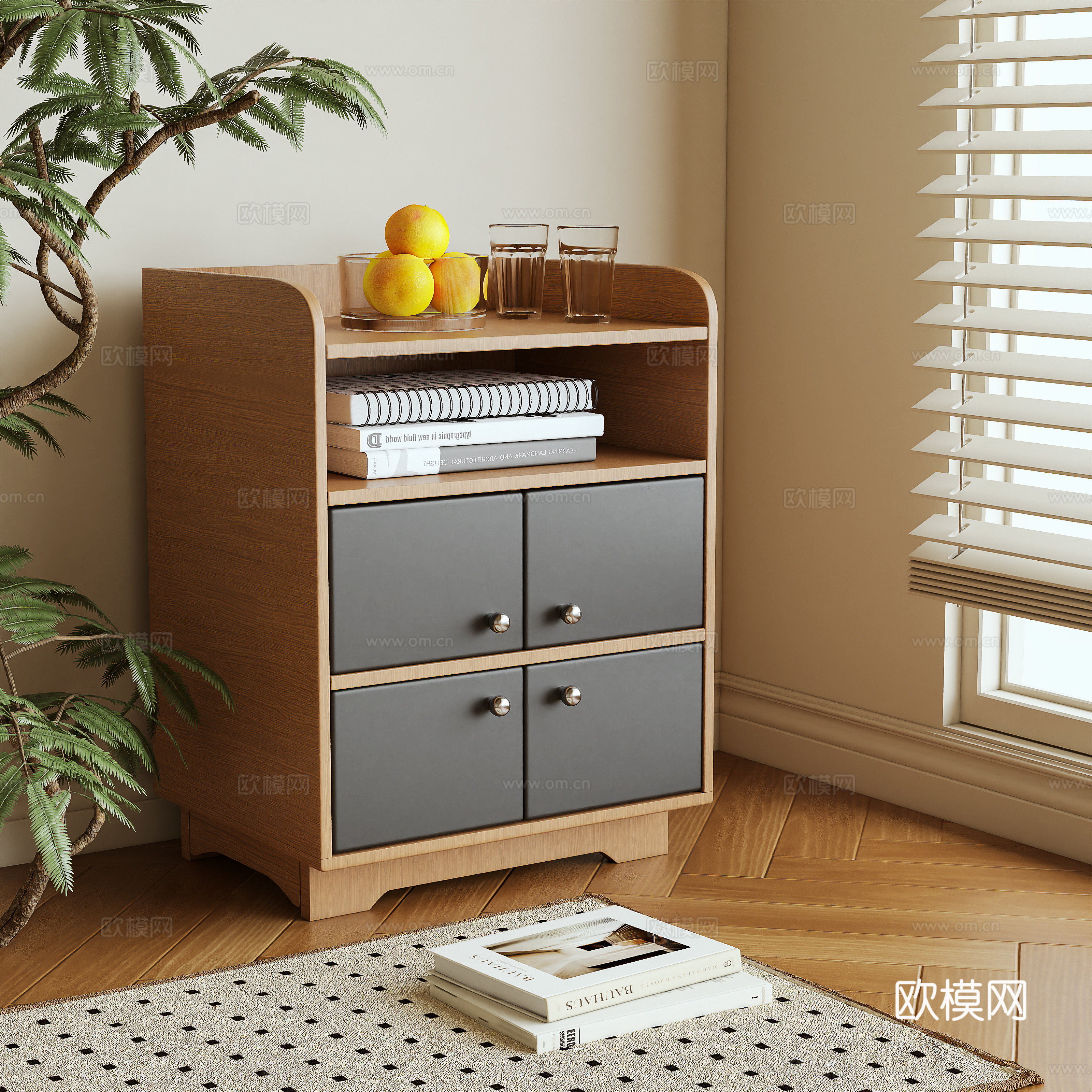 Bedside table 3d model