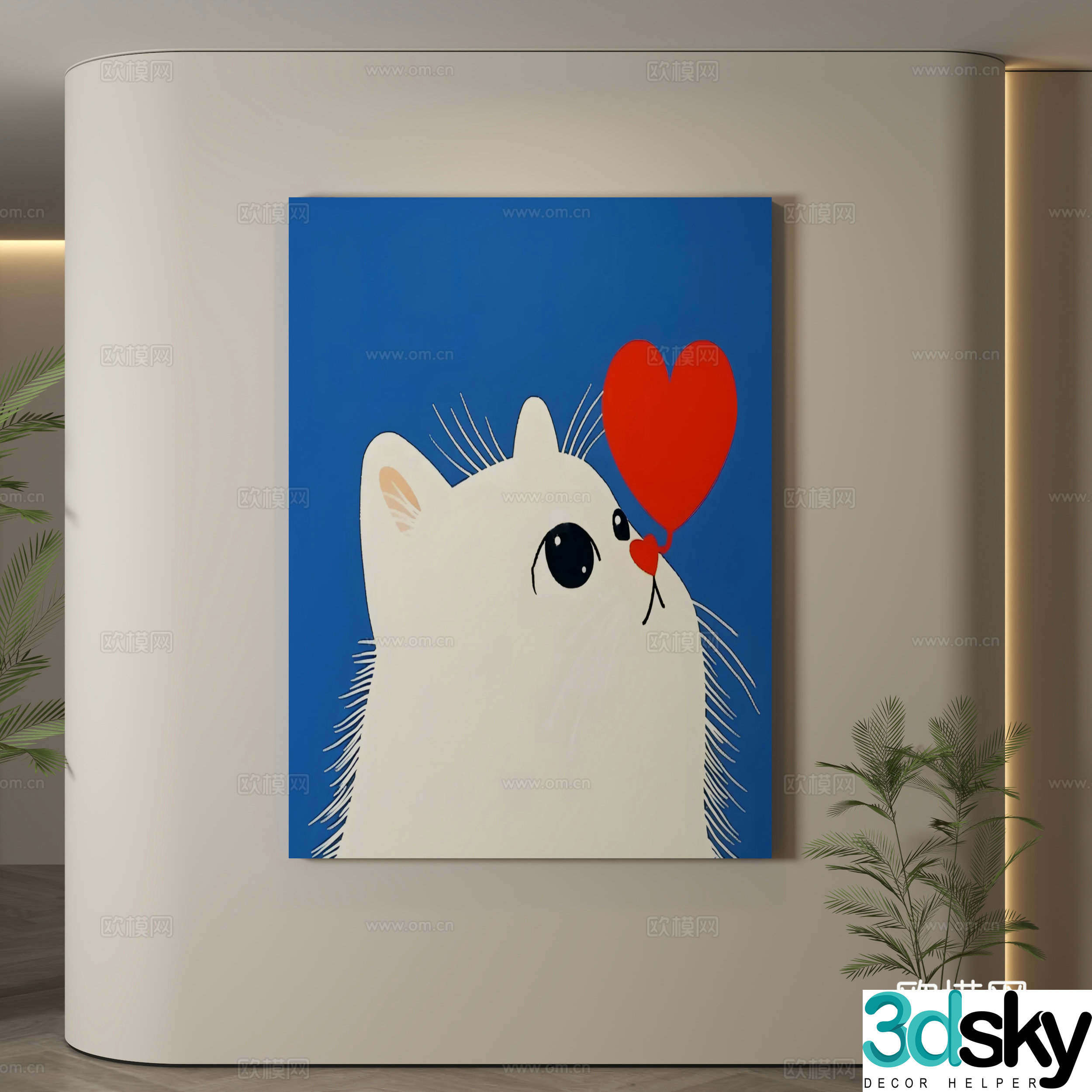 Modern hanging paintings Children’s room hanging paintings Children’s room decoration paintings Children’s room cartoon hanging paintings Cartoon decoration 3d model