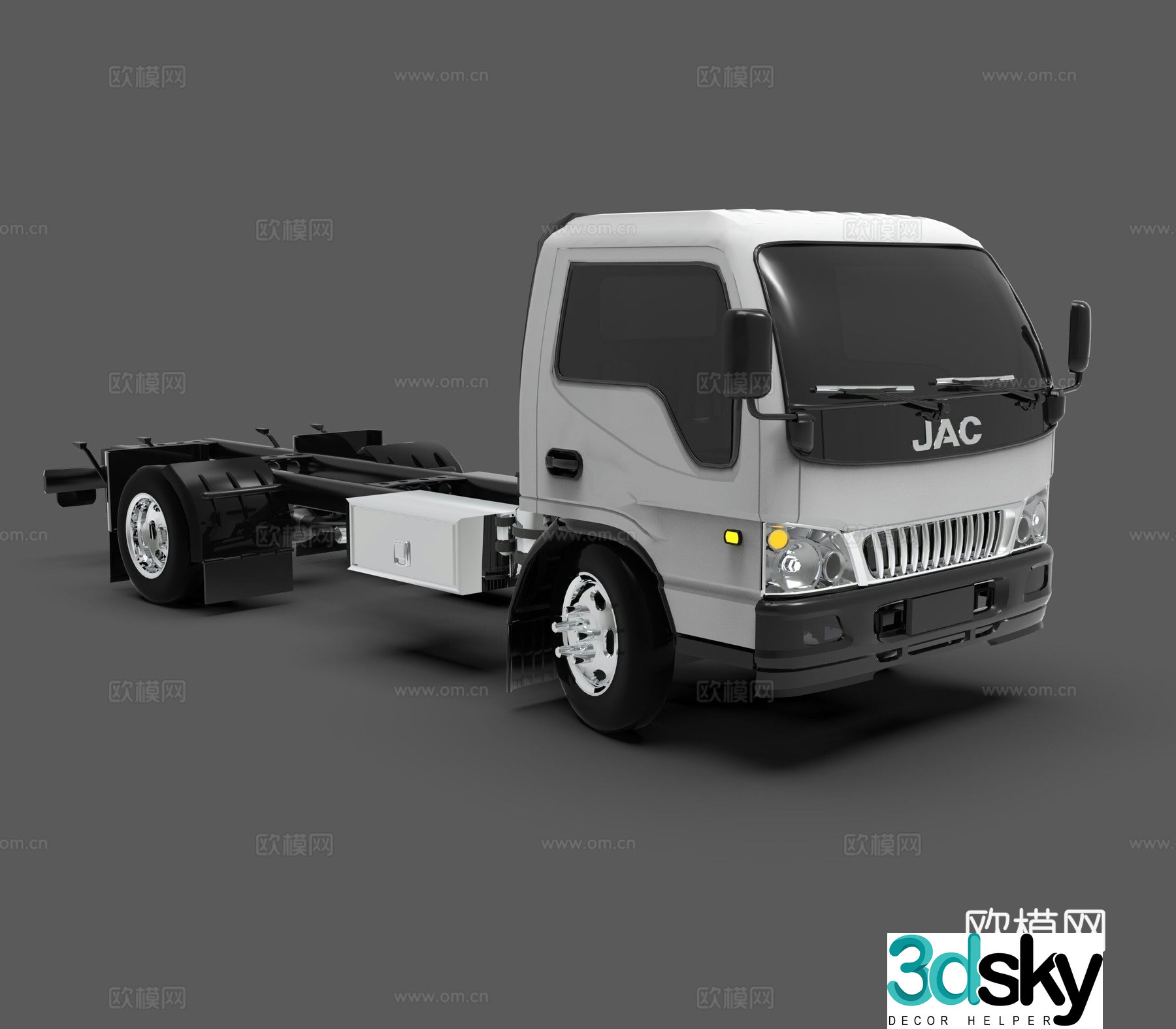 Trucks trucks trucks trucks 3d model