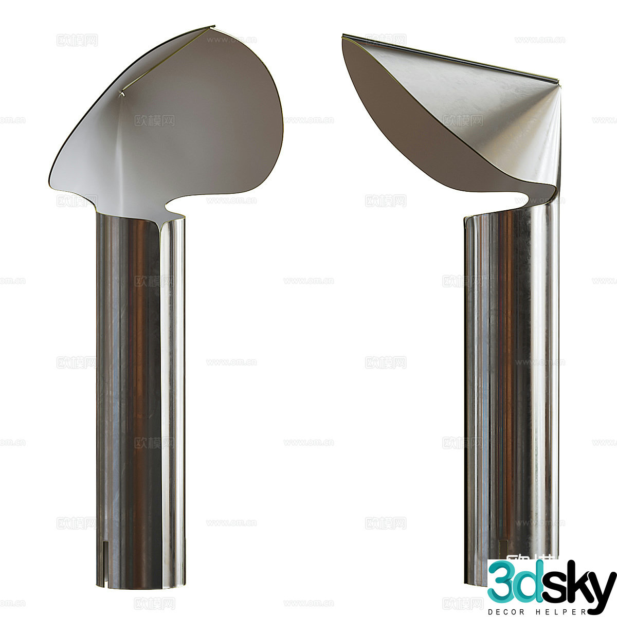 Modern minimalist and light luxury Chiara floor lamp 3d model
