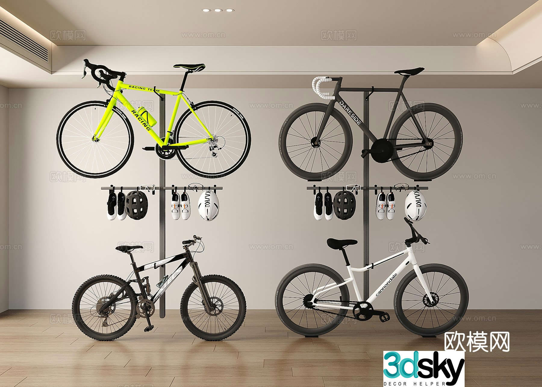 Bicycle frame Bicycle 3d model